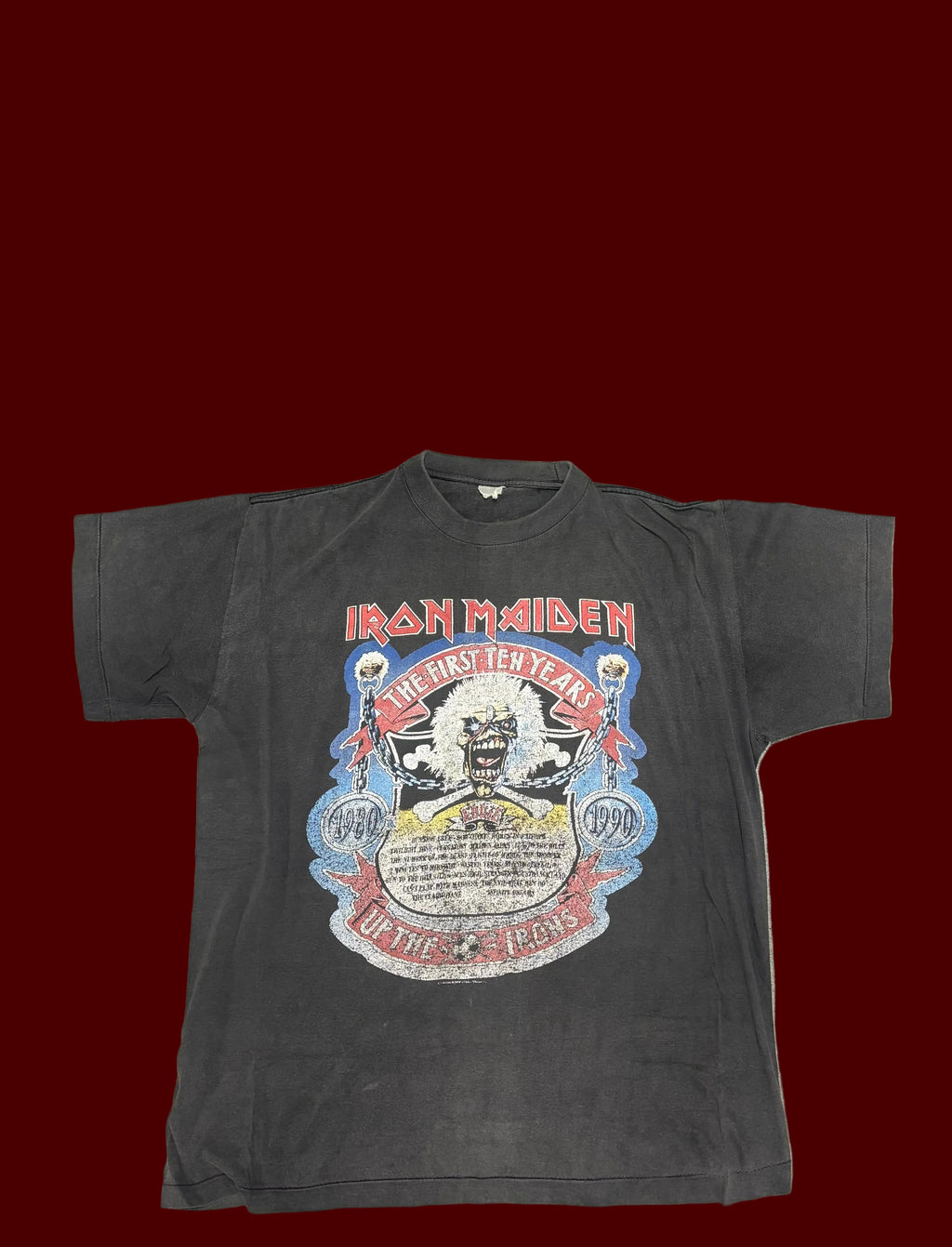 1990 IRON MAIDEN FIRST TEN YEARS T-SHIRT