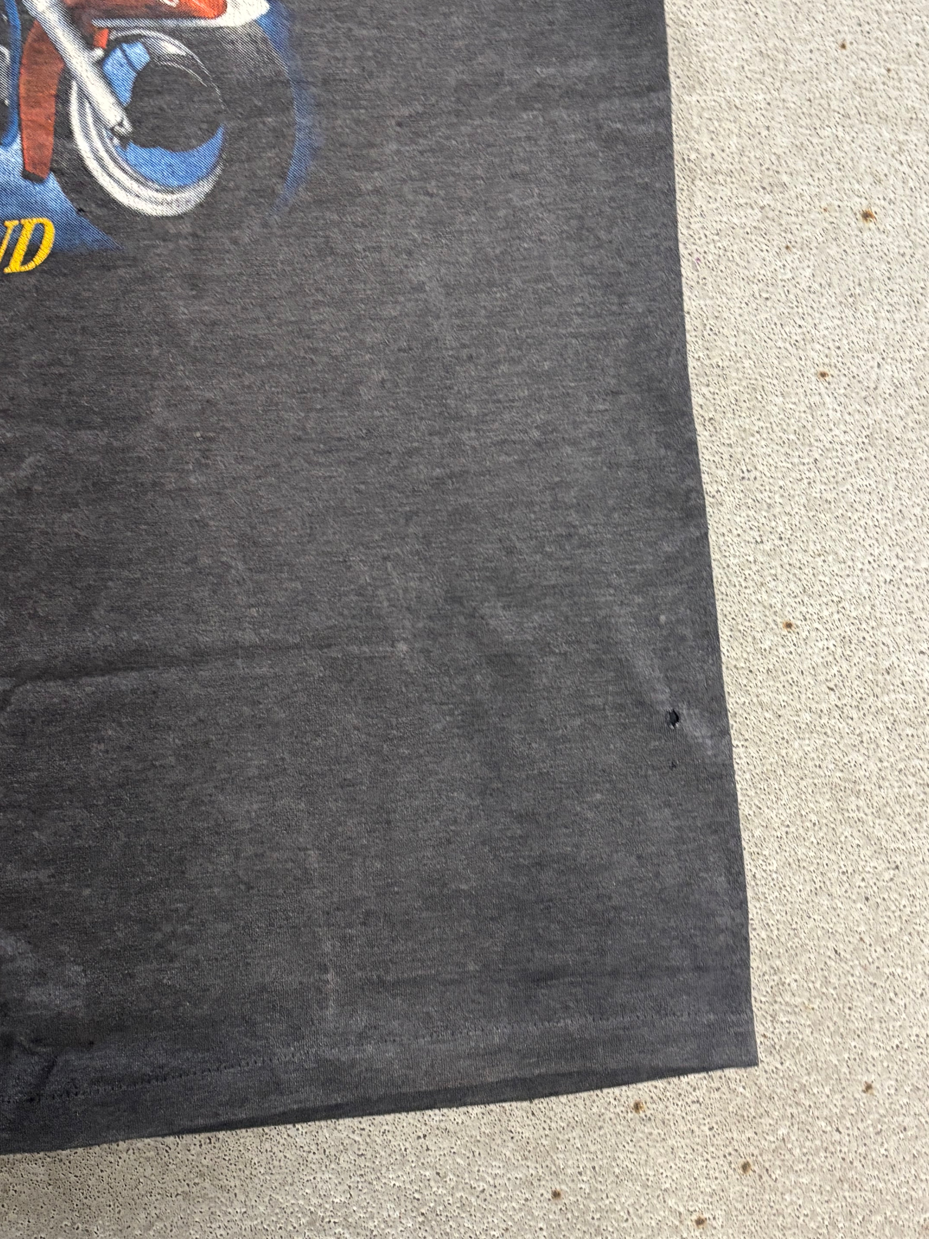 1991 HARLEY DAVIDSON 3D EBLEM THRASHED T-SHIRT