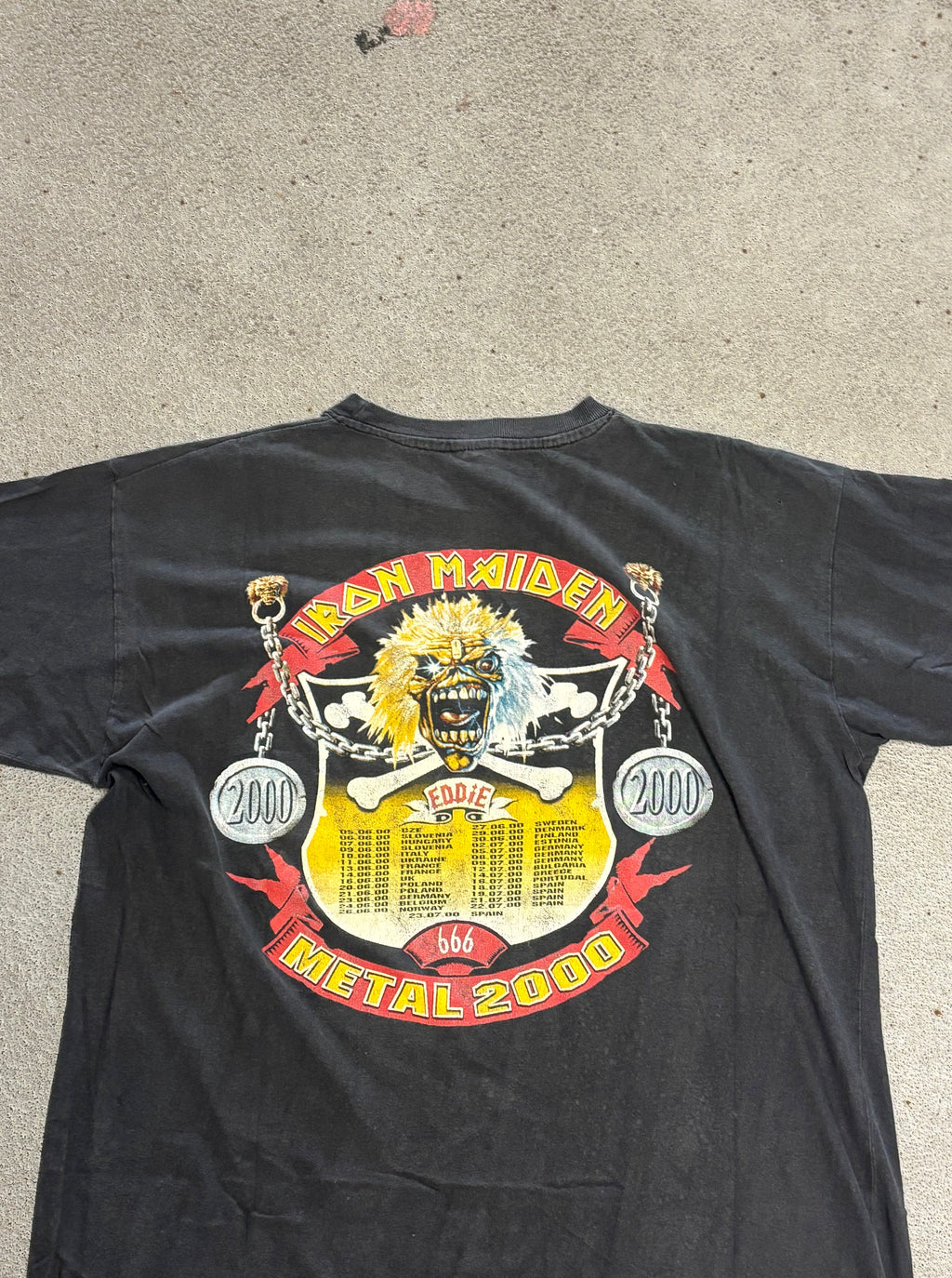 2000 IRON MAIDEN BRAVE NEW WORLD TOUR T-SHIRT