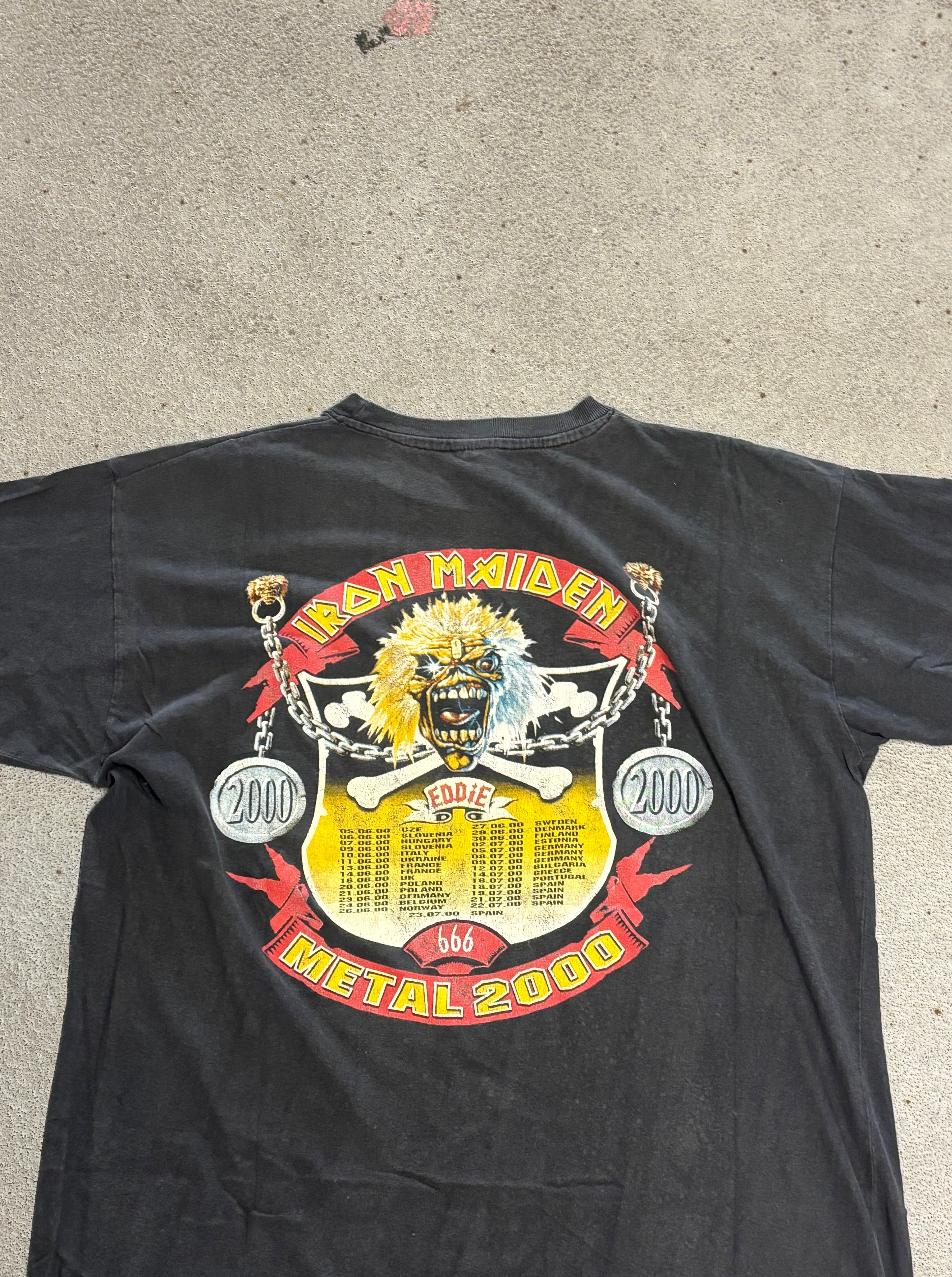 2000 IRON MAIDEN BRAVE NEW WORLD TOUR T-SHIRT