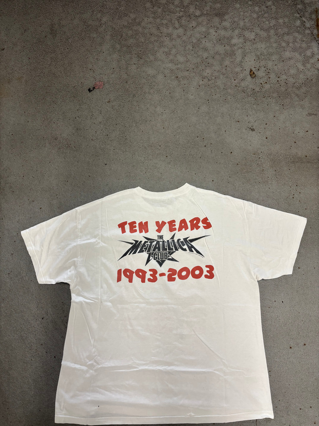 2003 METALLICA CLUB EM ALL T-SHIRT