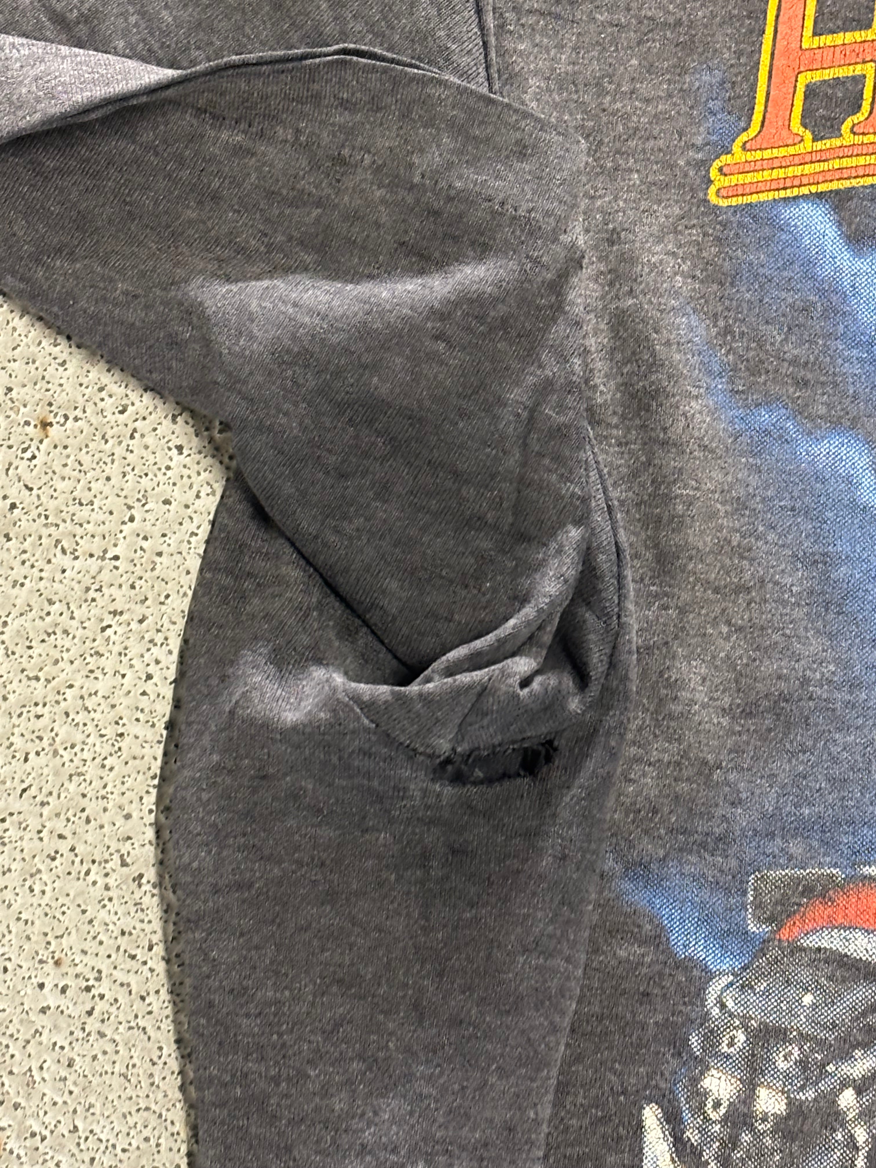 1991 HARLEY DAVIDSON 3D EBLEM THRASHED T-SHIRT