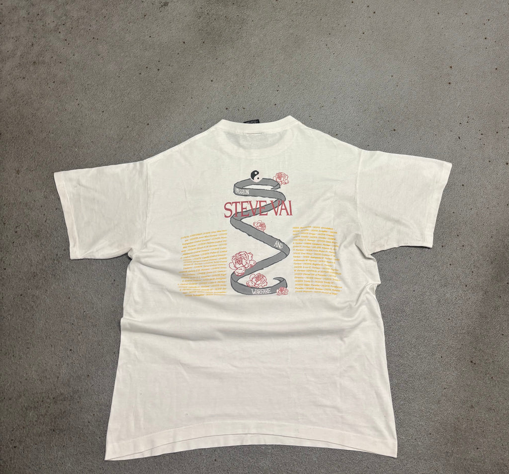 1991 STEVE VAI PASSION AND WARFARE TOUR T-SHIRT