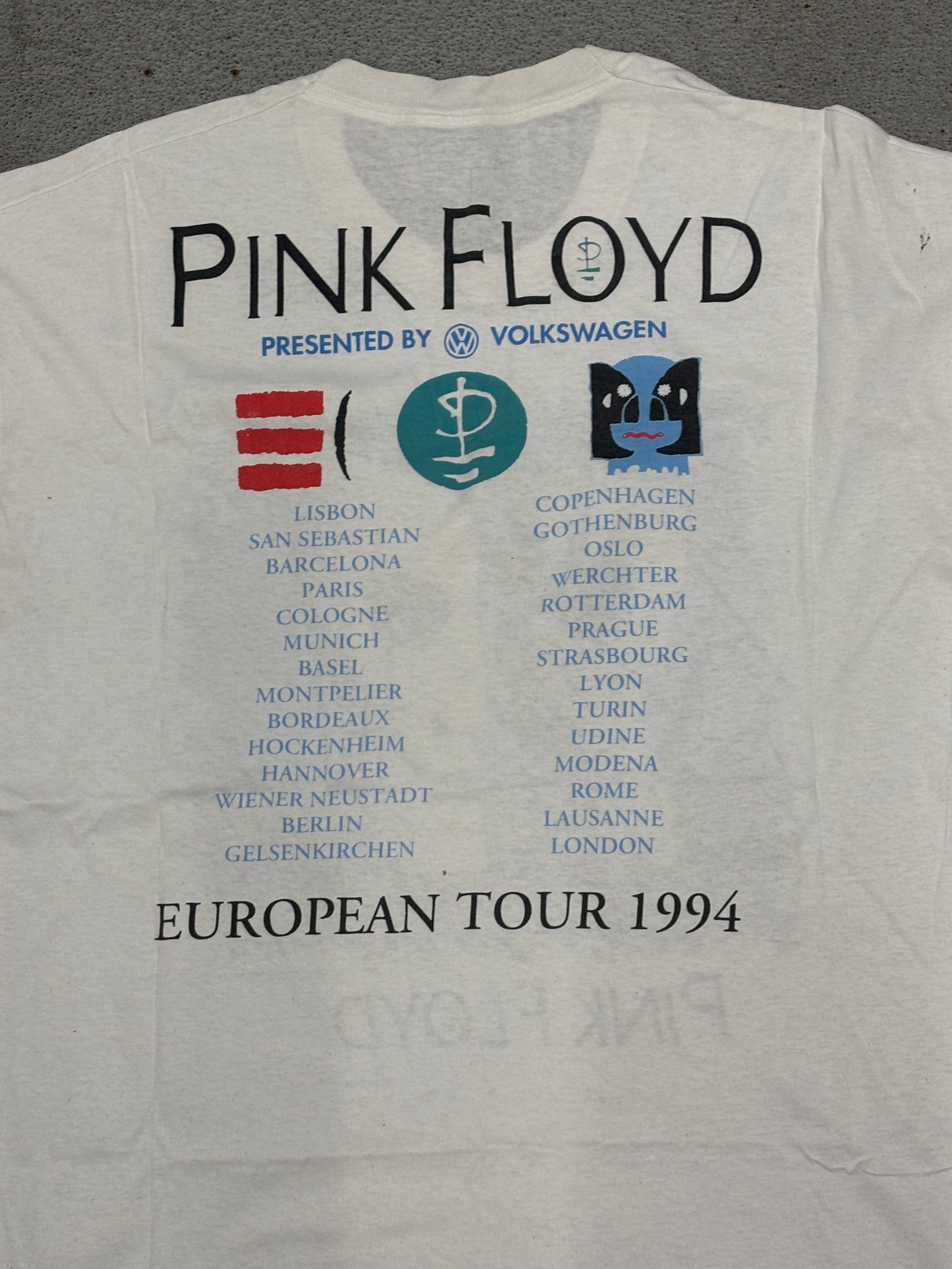 1994 PINK FLOYD DIVISION BELL EUROPEAN TOUR T-SHIRT