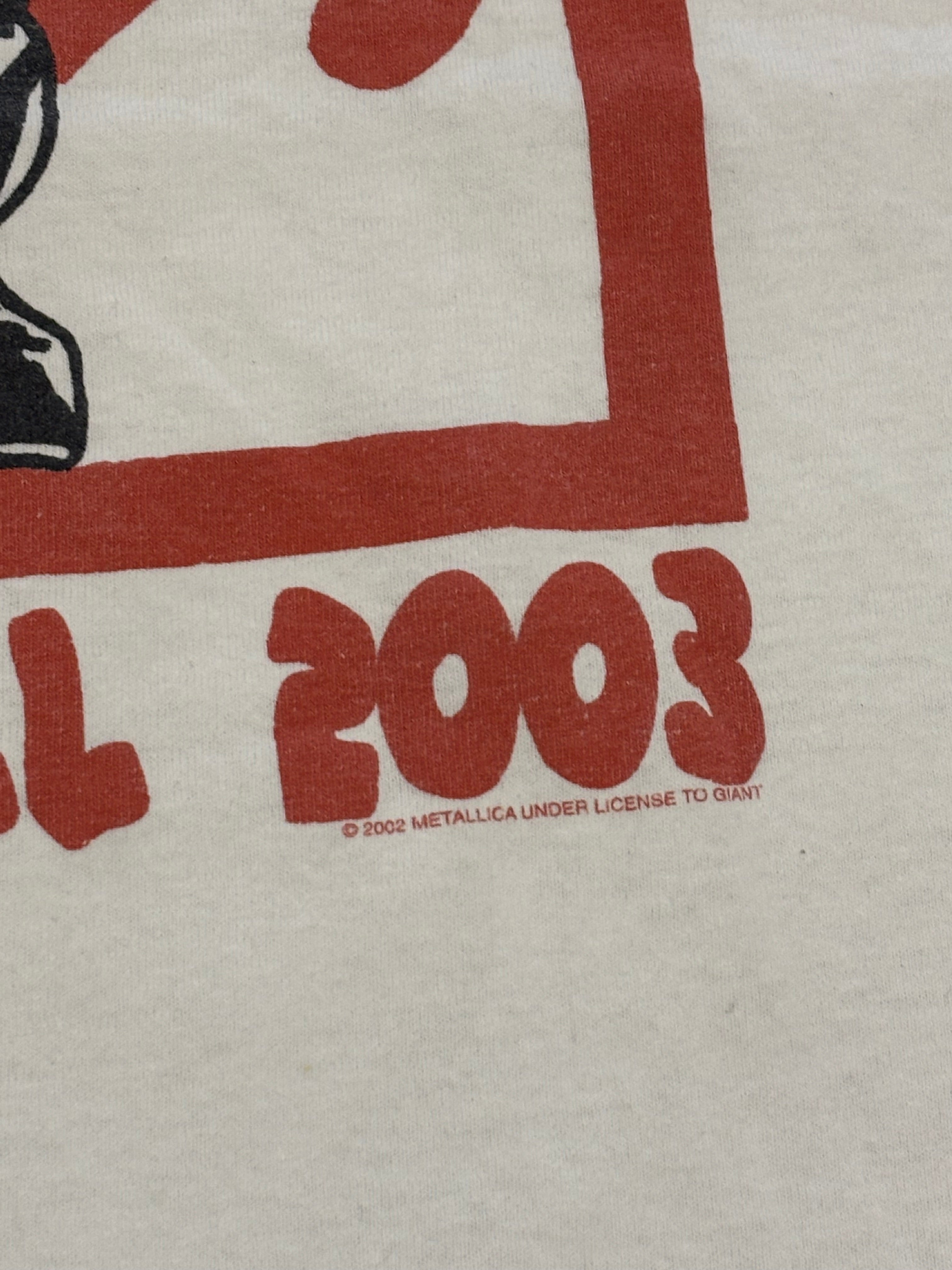 2003 METALLICA CLUB EM ALL T-SHIRT