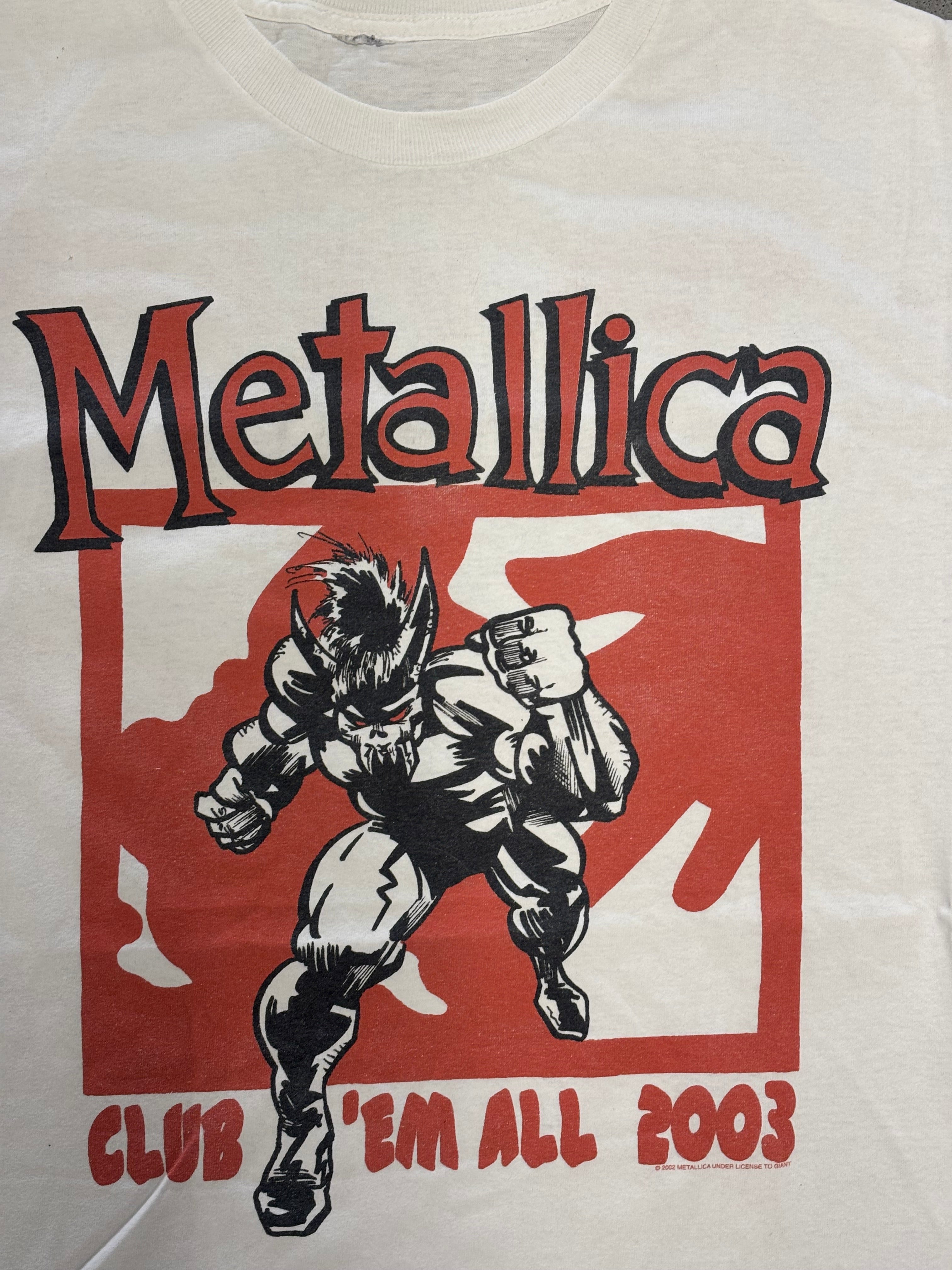 2003 METALLICA CLUB EM ALL T-SHIRT