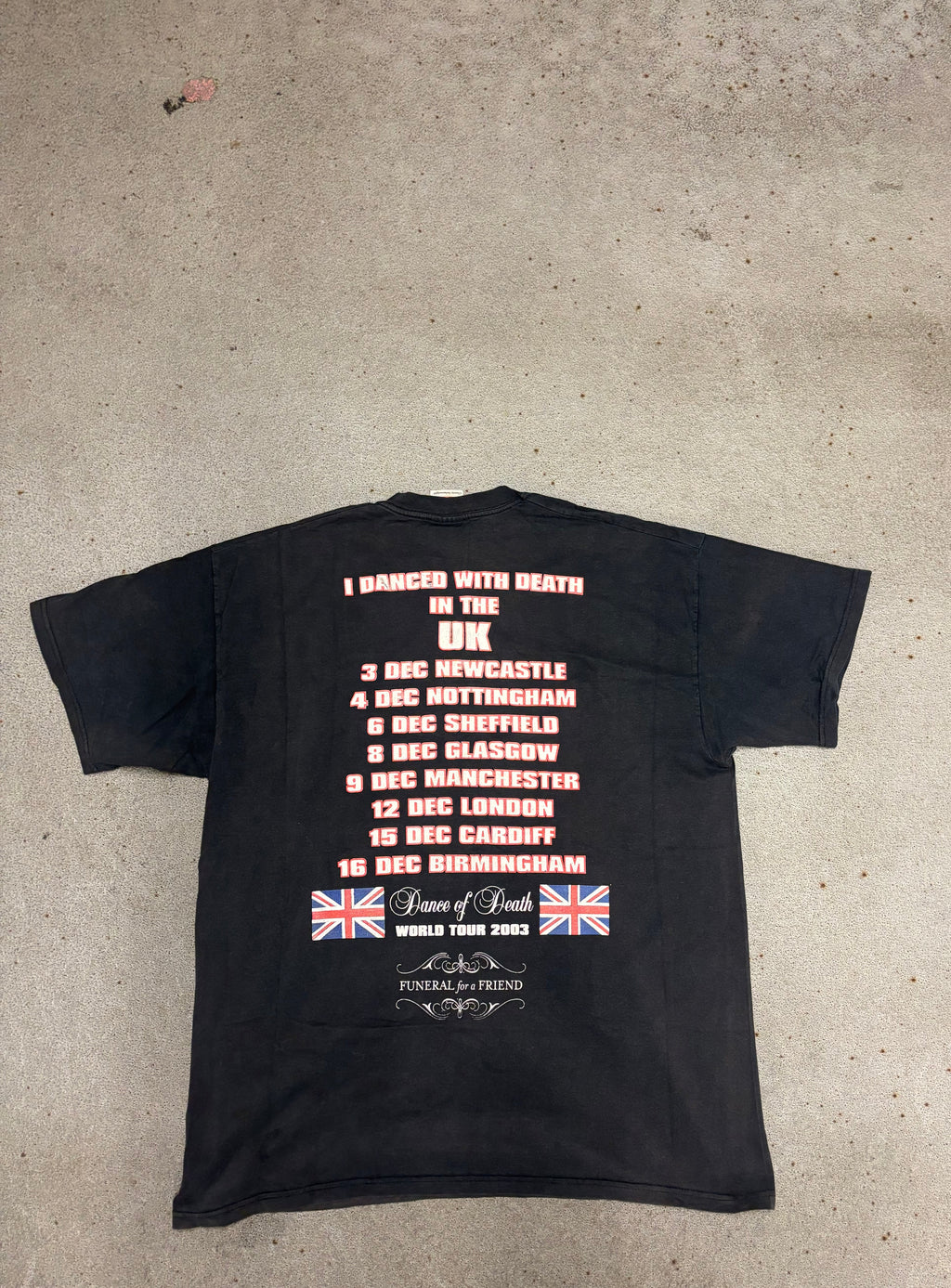 2004 IRON MAIDEN DANCE OF DIRT TOUR T-SHIRT