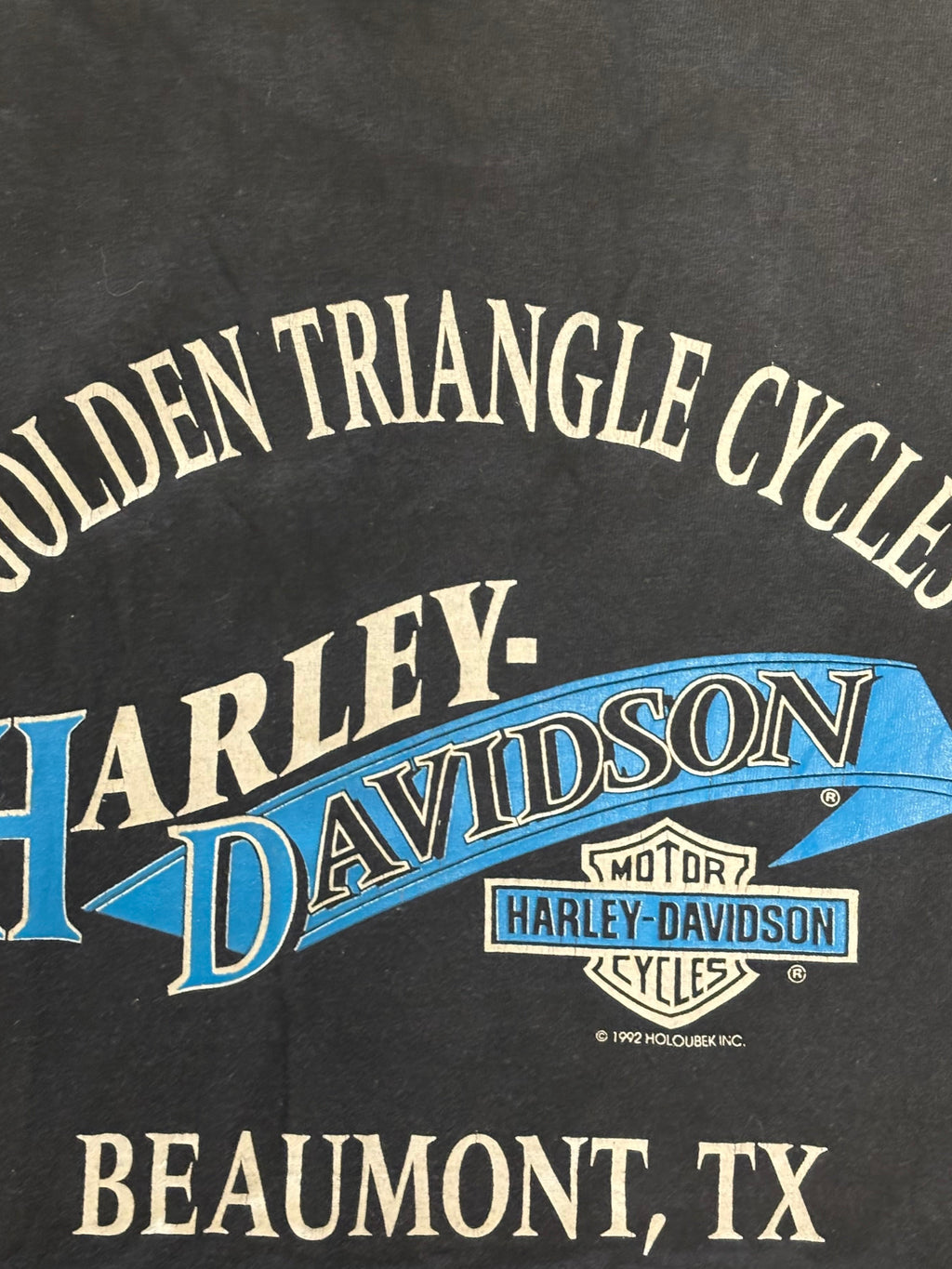 1992 HOLOUBEK INC HARLEY DAVIDSON T- SHIRT