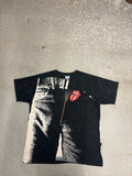 1994 THE ROLLING STONE STICKY FINGERS LIQUID BLUE T-SHIRT