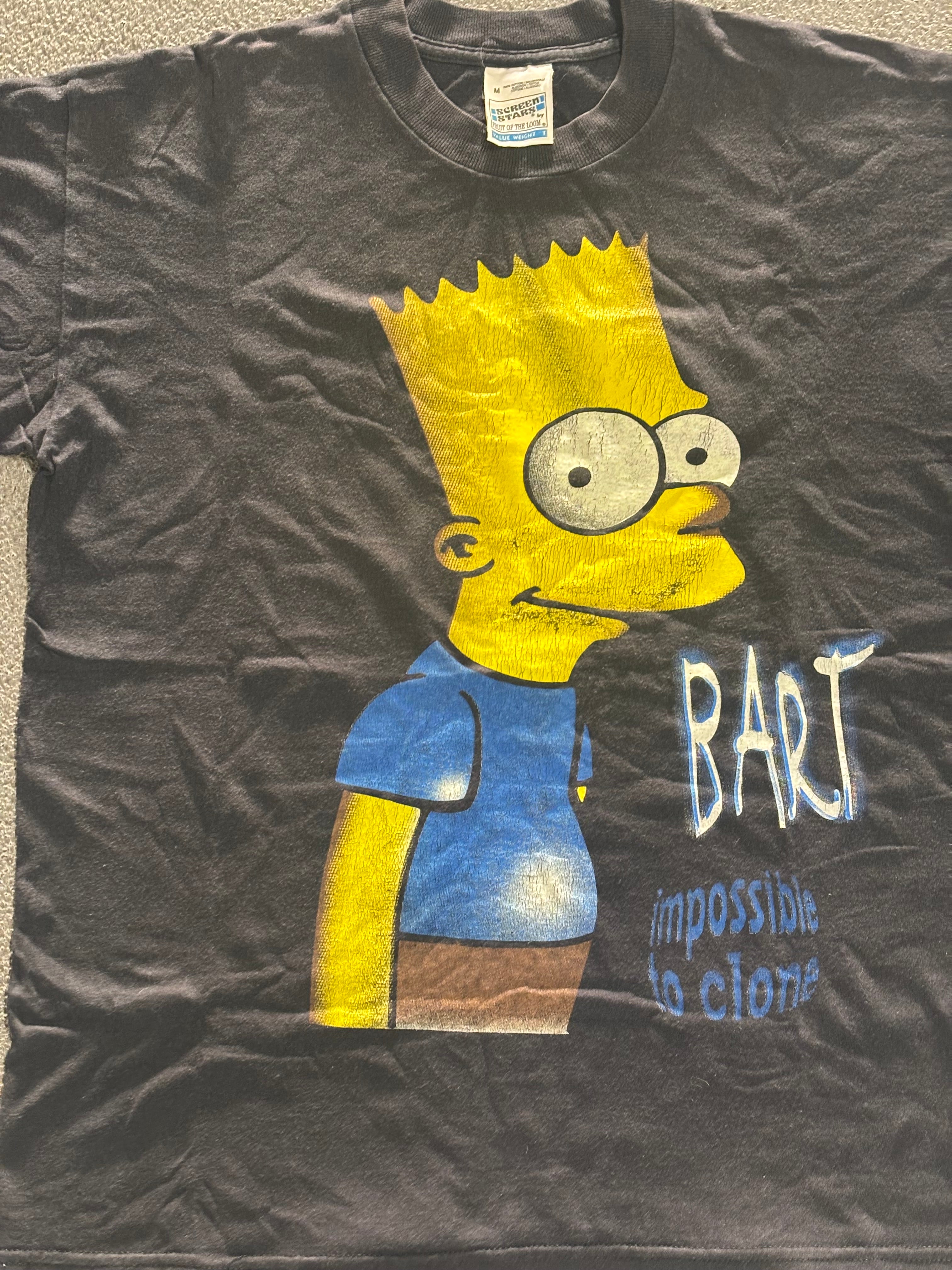 1997 BART SIMPSON IMPOSSIBLE TO CLONE T-SHIRT