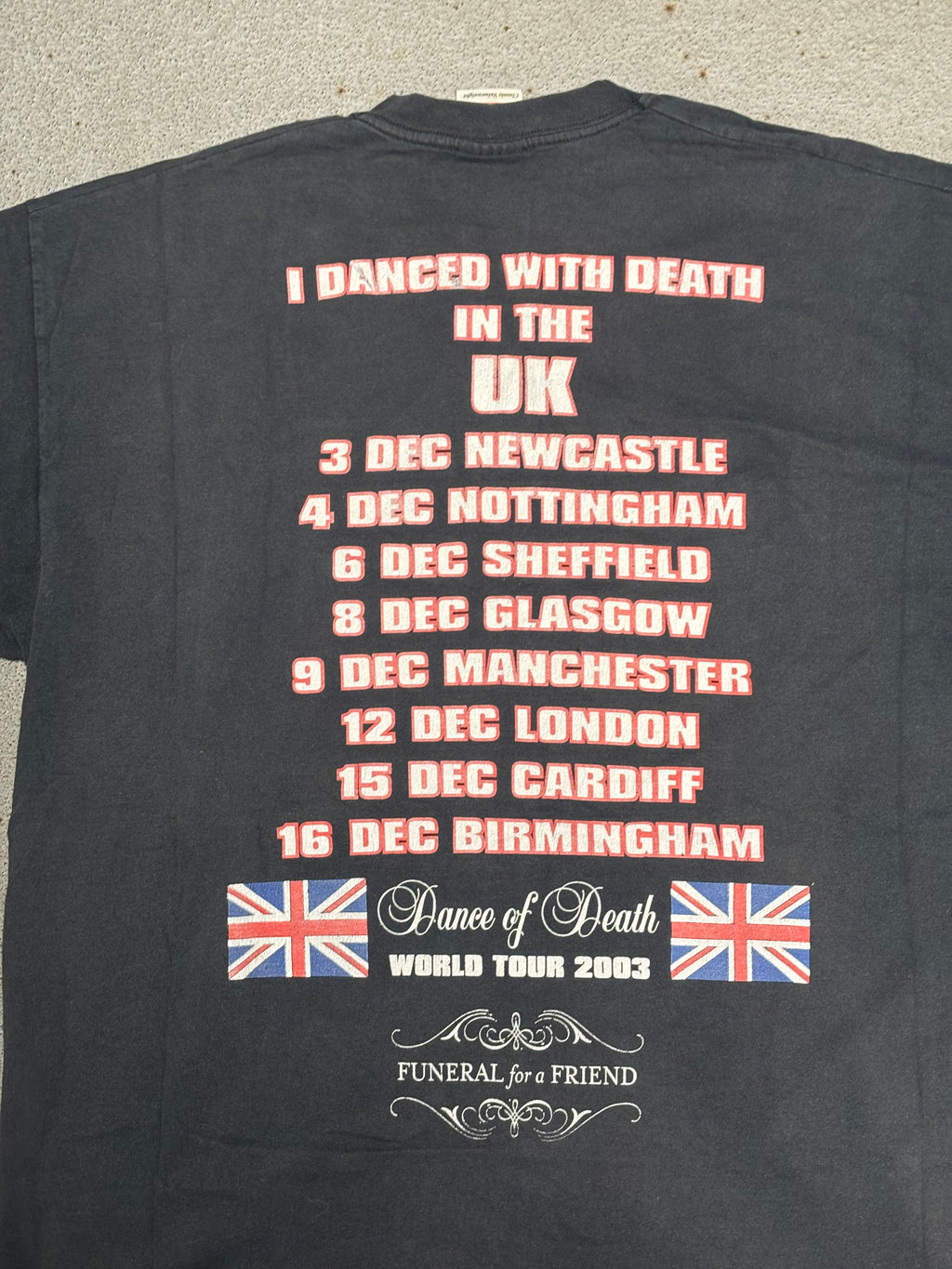 2004 IRON MAIDEN DANCE OF DIRT TOUR T-SHIRT