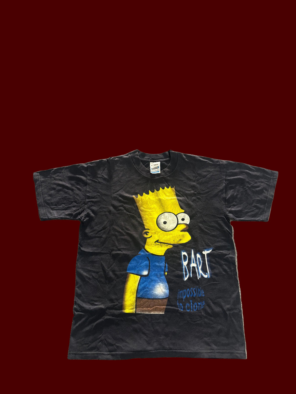 1997 BART SIMPSON IMPOSSIBLE TO CLONE T-SHIRT