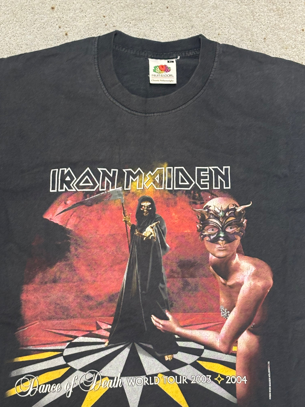 2004 IRON MAIDEN DANCE OF DIRT TOUR T-SHIRT