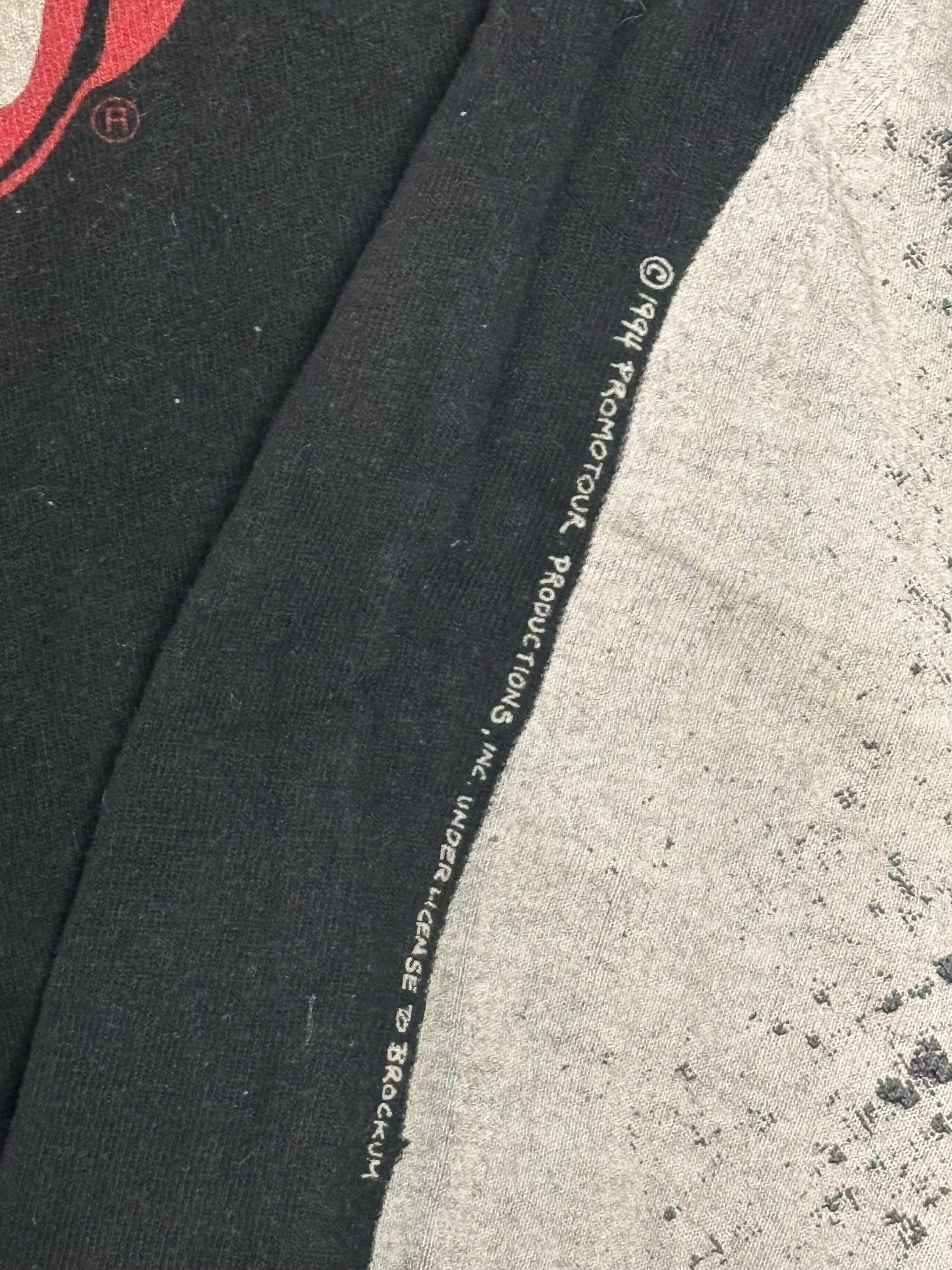 1994 THE ROLLING STONE STICKY FINGERS LIQUID BLUE T-SHIRT