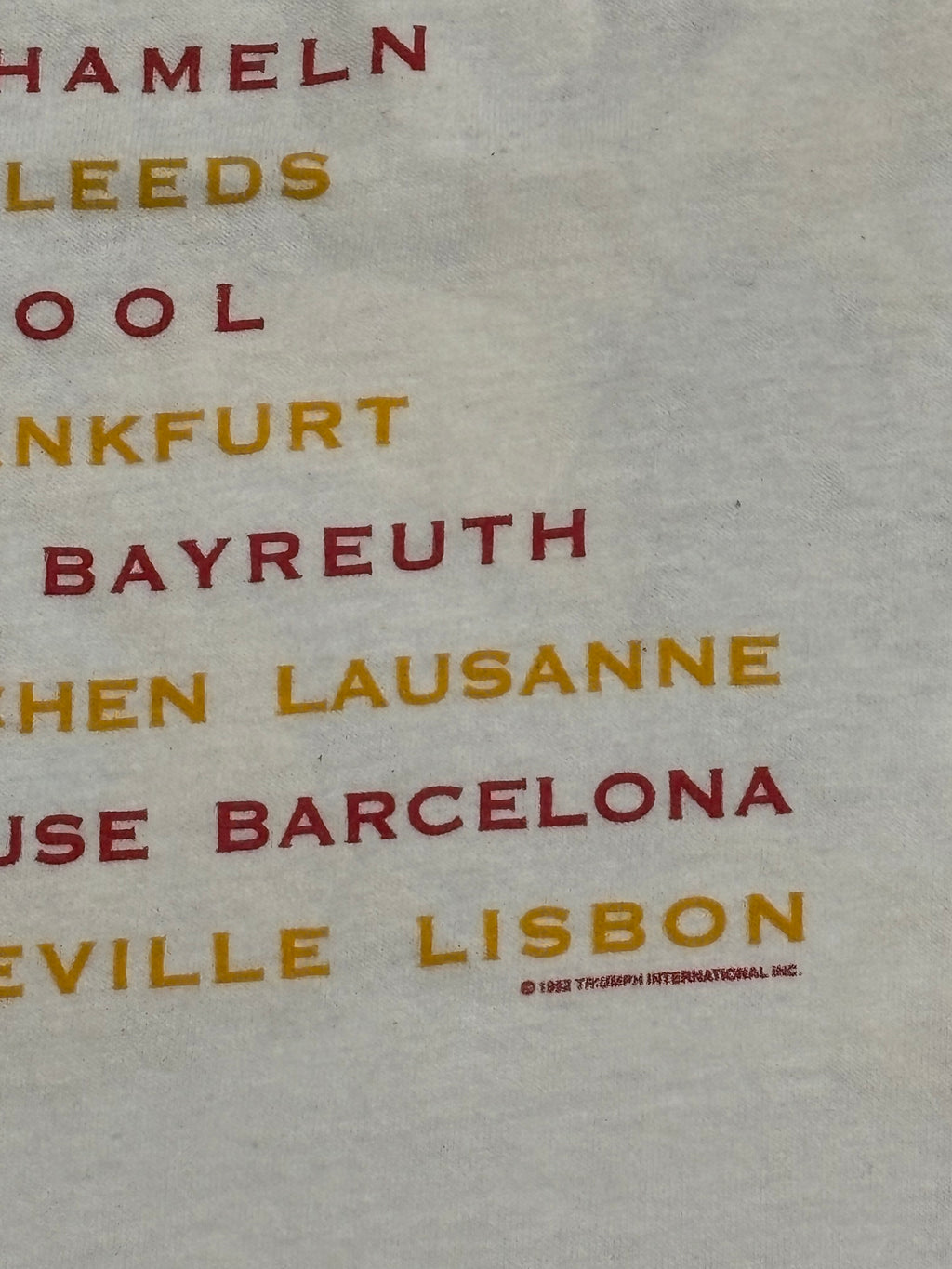 1992-93 MICHAEL JACKSON DANGEROUS WORLD TOUR T-SHIRT