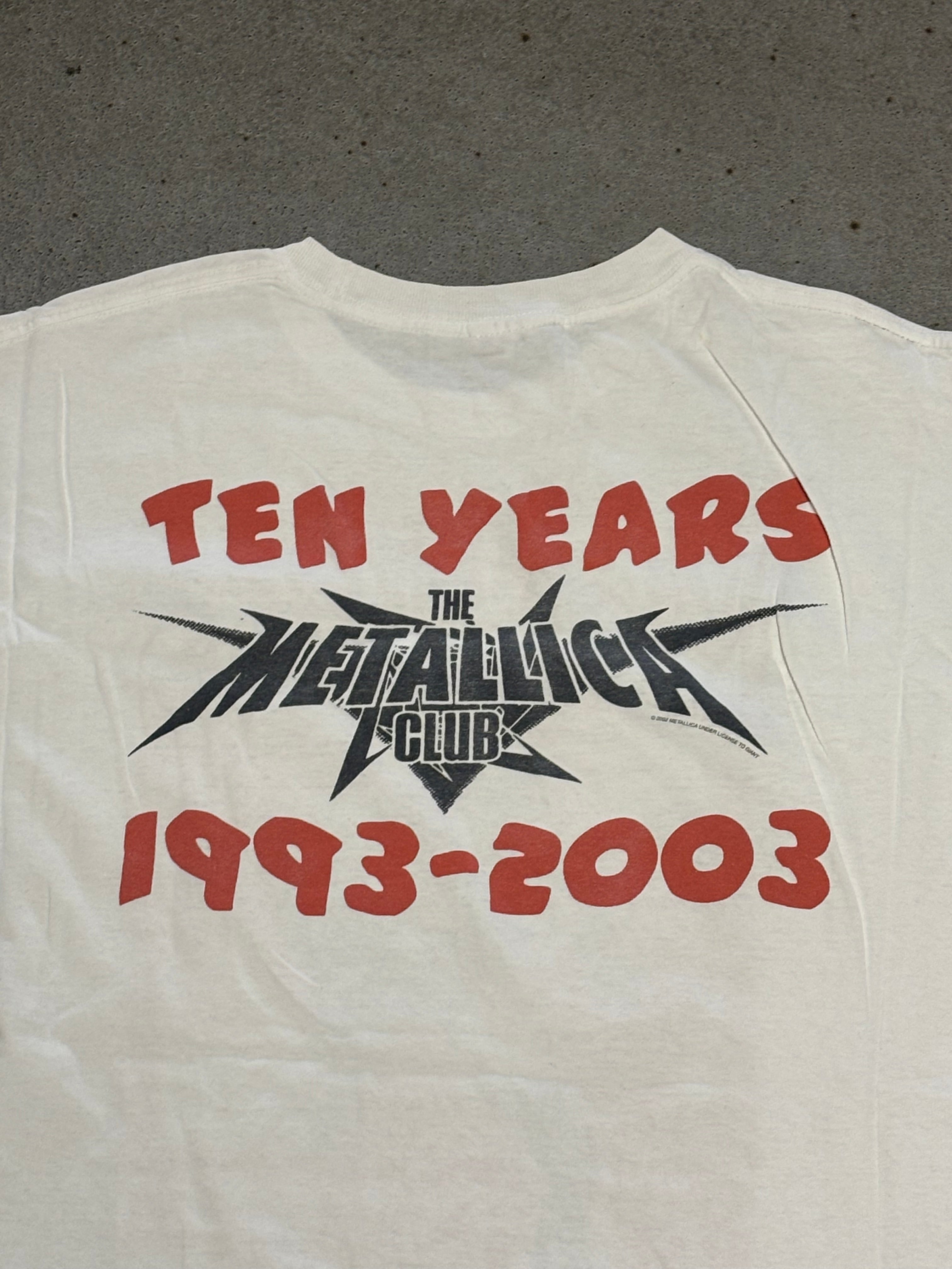 2003 METALLICA CLUB EM ALL T-SHIRT