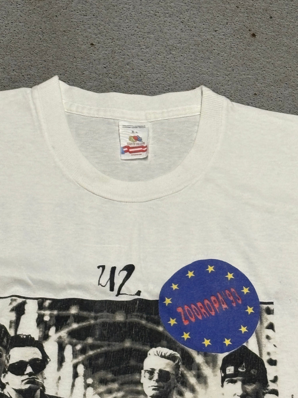 1993 U2 ZOOROPIA TOUR T-SHIRT