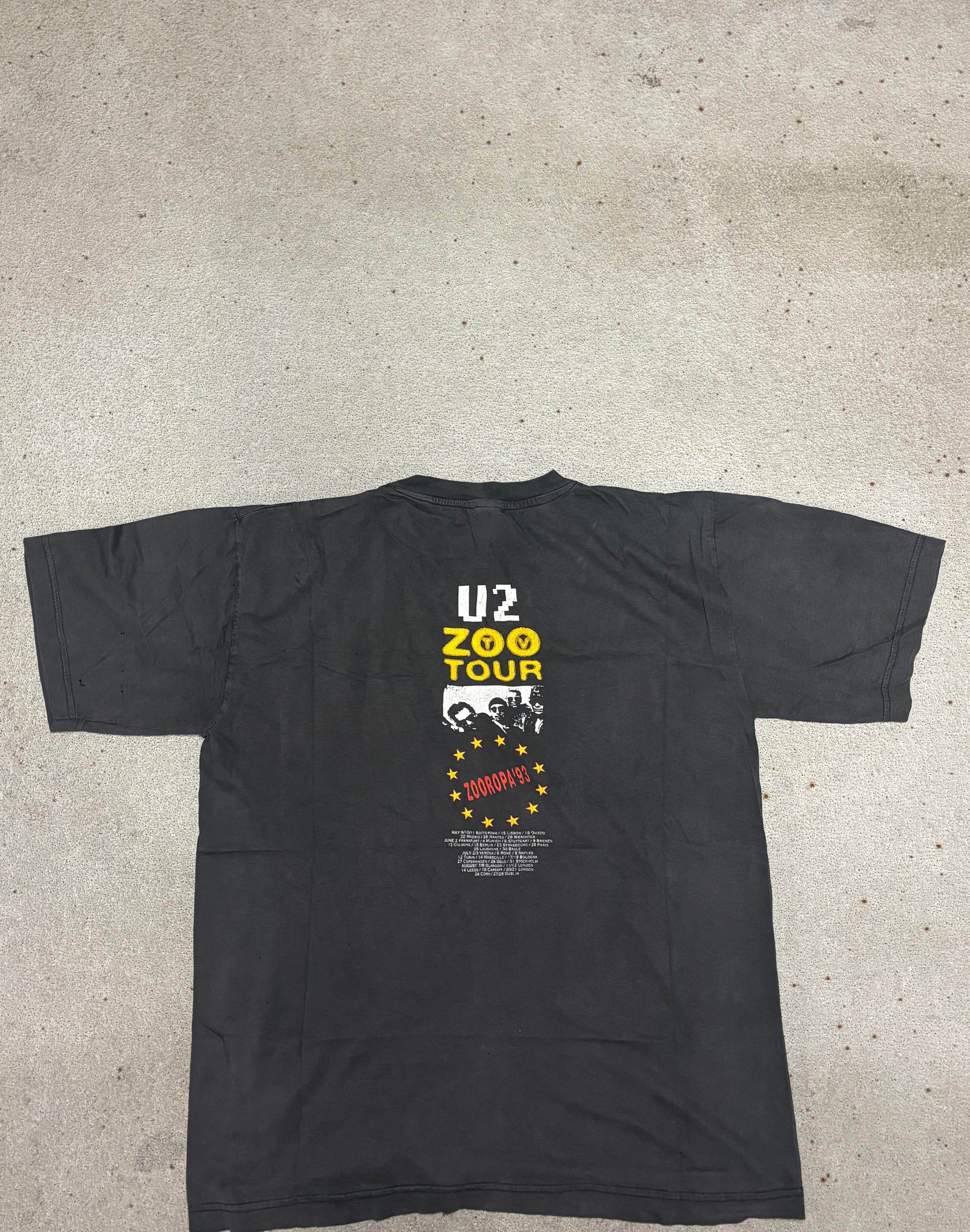 1993 U2 ZOO TOUR T-SHIRT