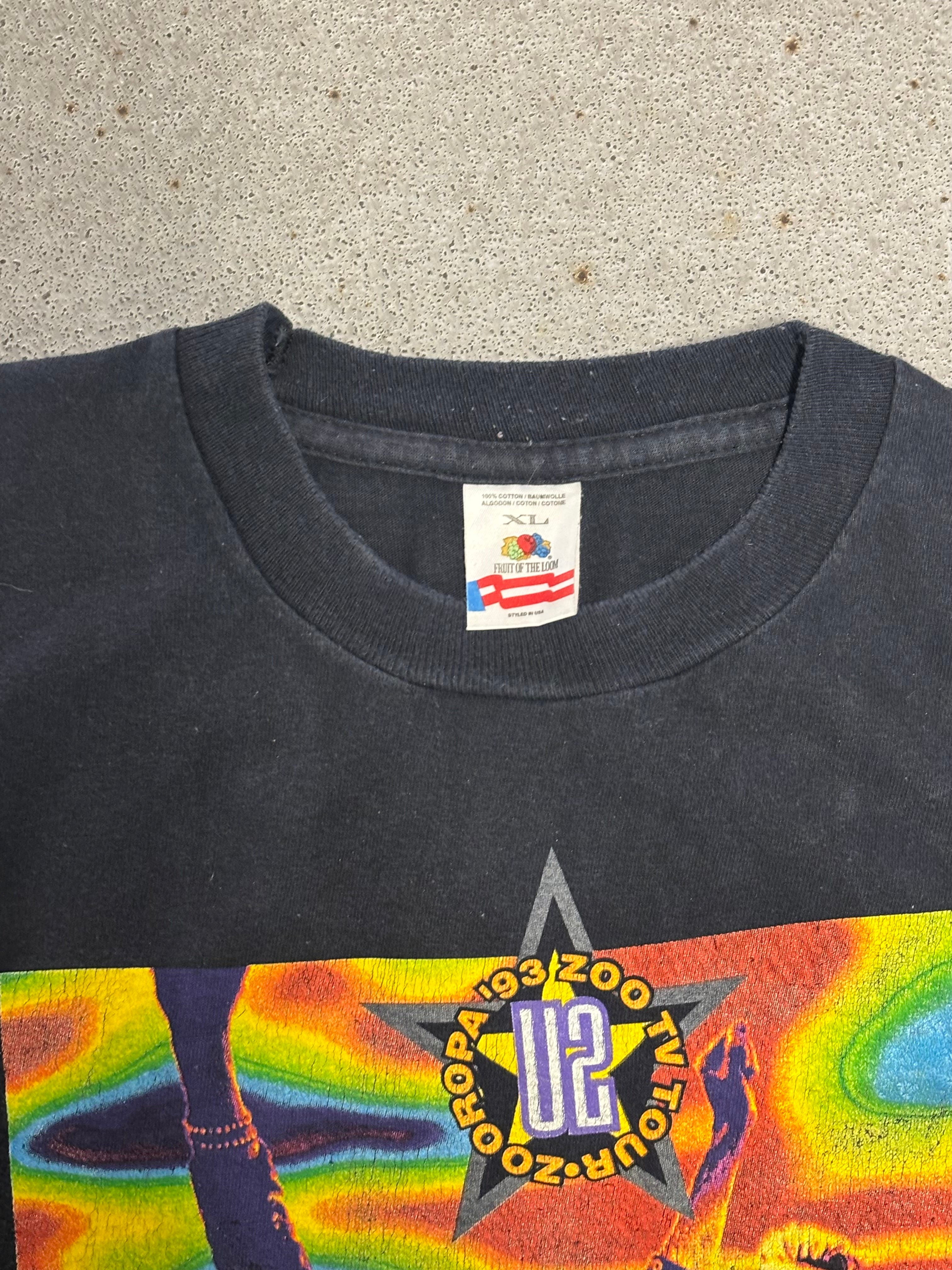 1993 U2 ZOOROPA TOUR T-SHIRT