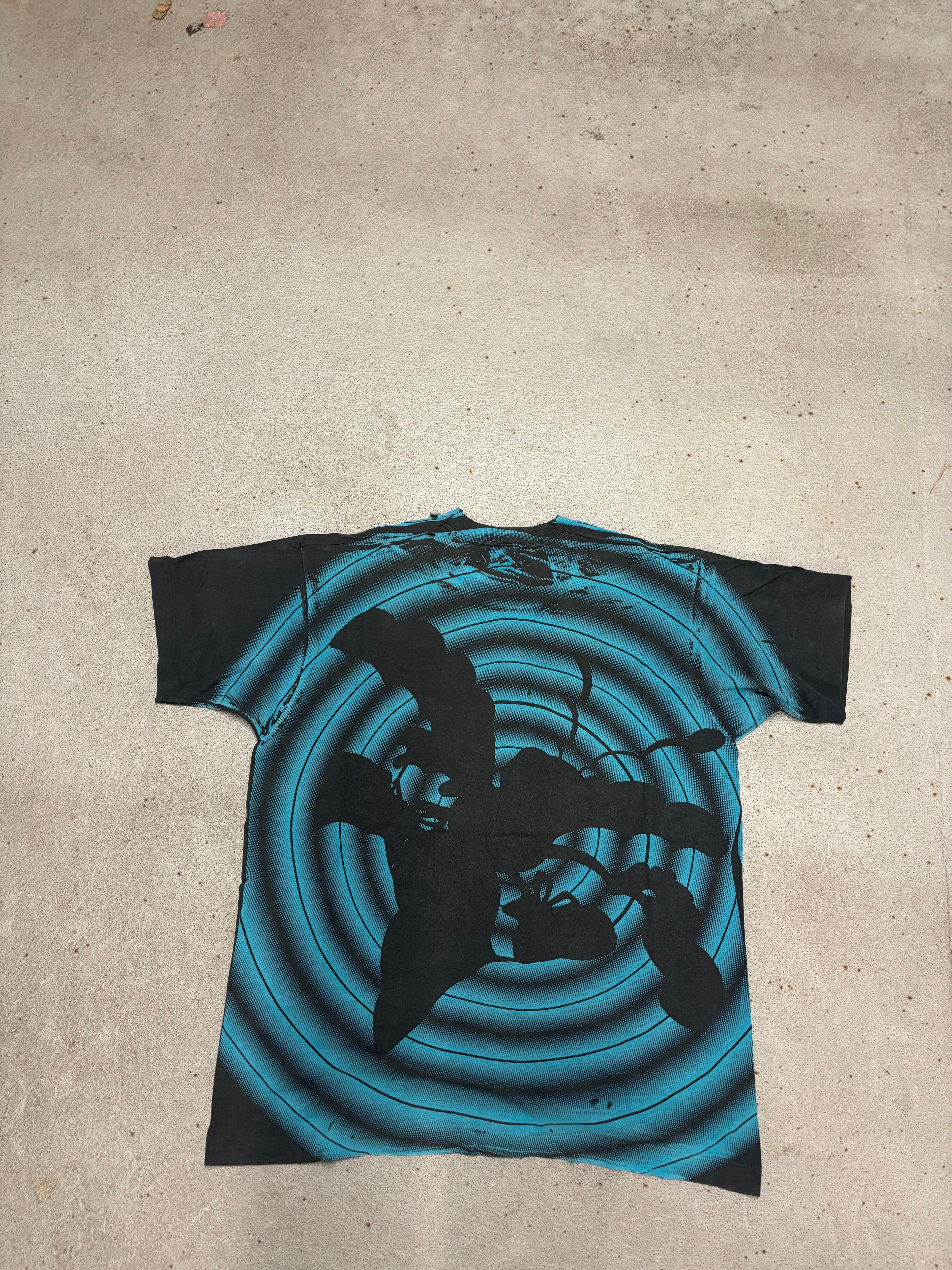 1990s CHARLOTTE HORNETS AOP THRASHED T-SHIRT